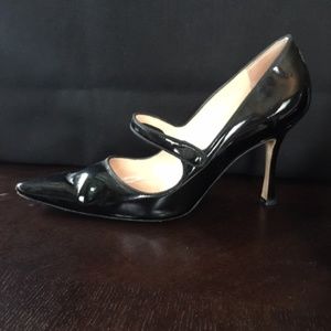 Manolo Blahnik Campari Mary Jane Heels